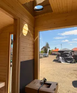 6 SZEMÉLYES VIP LUX SZAUNA – HARVIA M3 SL KÜLSŐ FATÜZELÉSŰ KAZÁNNAL 49 6 SZEMÉLYES VIP LUX SZAUNA – HARVIA M3 SL KÜLSŐ FATÜZELÉSŰ KAZÁNNAL