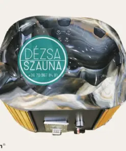 RUBIN 5 személyes SÓZHATÓ prémium négyszög alakú akril dézsafürdő integrált kályhával 23 RUBIN 5 személyes SÓZHATÓ prémium négyszög alakú akril dézsafürdő integrált kályhával
