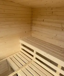 4 SZEMÉLYES BOXY SZAUNA – HARVIA M3 FATÜZELÉSŰ KÁLYHÁVAL