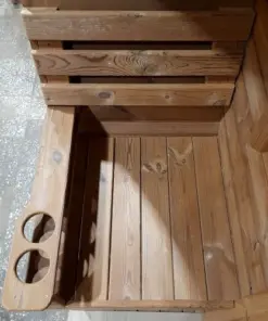 Skandináv hordószauna 2,4 méter