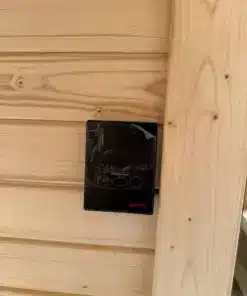 6 SZEMÉLYES, 4.5 MÉTERES MAXI SZAUNA ÖLTÖZŐVEL, ELEKTROMOS KÁLYHA + WIFI-VEL 39 6 SZEMÉLYES, 4.5 MÉTERES MAXI SZAUNA ÖLTÖZŐVEL, ELEKTROMOS KÁLYHA + WIFI-VEL