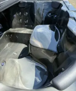 Grande 8 személyes Négyszögletes akril 8 személyes dézsafürdő PAHLEN 9KW elektromos fűtéssel