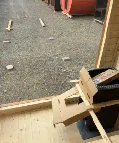 4 SZEMÉLYES BOXY SZAUNA – HARVIA M3 FATÜZELÉSŰ KÁLYHÁVAL