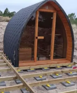 4 személyes ARKA szauna HARVIA M3 fatüzelésű kályhával