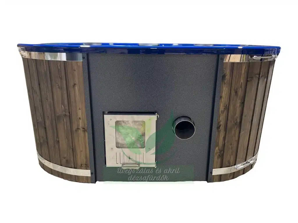 RUBIN 5 személyes prémium négyszög alakú akril dézsafürdő integrált kályhával, plastic borítással 8 RUBIN 5 személyes prémium négyszög alakú akril dézsafürdő integrált kályhával, plastic borítással
