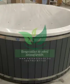CLASIC OUT 6 személyes KÜLSŐ KÁLYHÁS PRÉMIUM AKRIL dézsafürdő 22 CLASIC OUT 6 személyes KÜLSŐ KÁLYHÁS PRÉMIUM AKRIL dézsafürdő