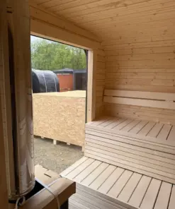 6 SZEMÉLYES VIP LUX SZAUNA – HARVIA M3 FATÜZELÉSŰ KAZÁNNAL
