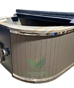 RUBIN 5 személyes prémium négyszög alakú akril dézsafürdő integrált kályhával, plastic borítással 25 RUBIN 5 személyes prémium négyszög alakú akril dézsafürdő integrált kályhával, plastic borítással