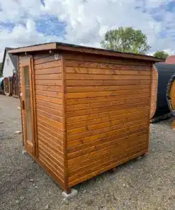 4 SZEMÉLYES BOXY SZAUNA – HARVIA M3 FATÜZELÉSŰ KÁLYHÁVAL