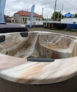 RUBIN 5 személyes prémium négyszög alakú akril dézsafürdő integrált kályhával, plastic borítással 32 RUBIN 5 személyes prémium négyszög alakú akril dézsafürdő integrált kályhával, plastic borítással