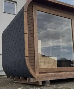6 személyes ELEKTROMOS LUX GOLD THERMOWOOD 2 in 1 szauna + dézsafürdő kombó