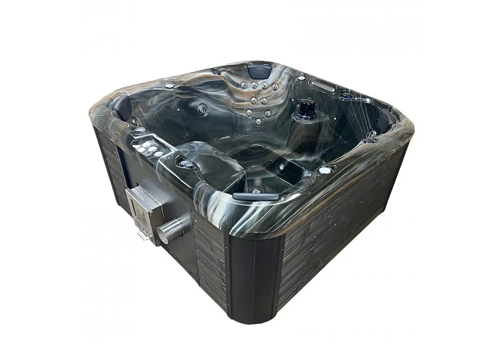 TOPÁZ PRÉMIUM AKRIL 4 személyes INTEGRÁLT fatüzelésű jacuzzi 8 TOPÁZ PRÉMIUM AKRIL 4 személyes INTEGRÁLT fatüzelésű jacuzzi