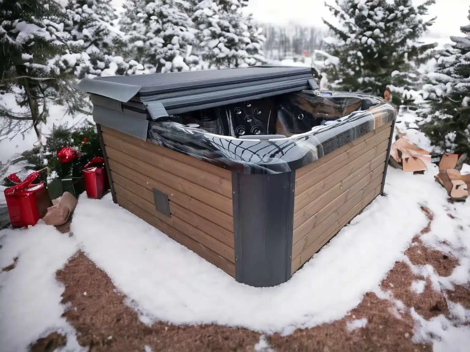TOPÁZ PRÉMIUM AKRIL 4 személyes fatüzelésű jacuzzi 7 TOPÁZ PRÉMIUM AKRIL 4 személyes fatüzelésű jacuzzi
