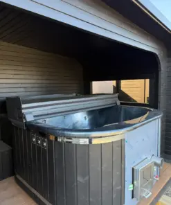 LUX GOLD SZAUNA + DÉZSAFÜRDŐ KOMBÓ – ELEKTROMOS + FATÜZELÉSŰ KÁLYHÁVAL 32 LUX GOLD SZAUNA + DÉZSAFÜRDŐ KOMBÓ – ELEKTROMOS + FATÜZELÉSŰ KÁLYHÁVAL