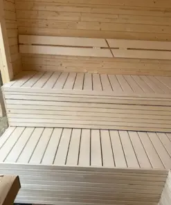 6 SZEMÉLYES VIP LUX SZAUNA – HARVIA M3 FATÜZELÉSŰ KAZÁNNAL