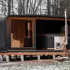 6 személyes LUX GOLD 2 in 1 szauna + dézsafürdő kombó