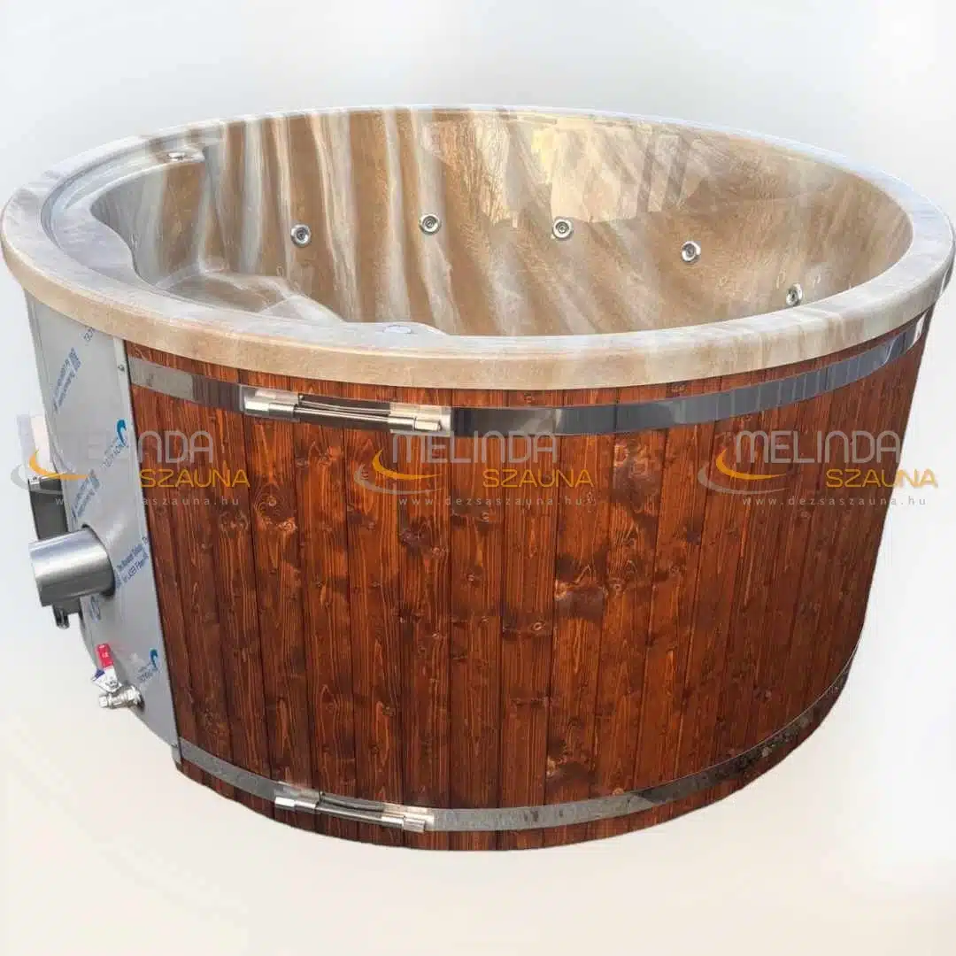PEARL 5 személyes AKRIL dézsafürdő INTEGRÁLT kályhával, thermotetővel wellness csomagban 10 PEARL 5 személyes AKRIL dézsafürdő INTEGRÁLT kályhával, thermotetővel wellness csomagban