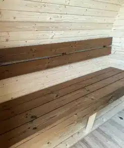 ZARA 4 személyes hordószauna Harvia M3 fatüzelésű kályhával 18 ZARA 4 személyes hordószauna Harvia M3 fatüzelésű kályhával