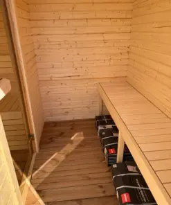 6 SZEMÉLYES VIP LUX SZAUNA – ELEKTROMOS KÁLYHÁVAL