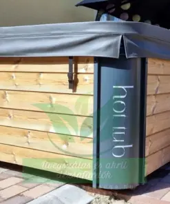 MONACO OUT THERMOWOOD KÜLSŐ KÁLYHÁS NÉGYSZÖG alakú AKRIL dézsafürdő