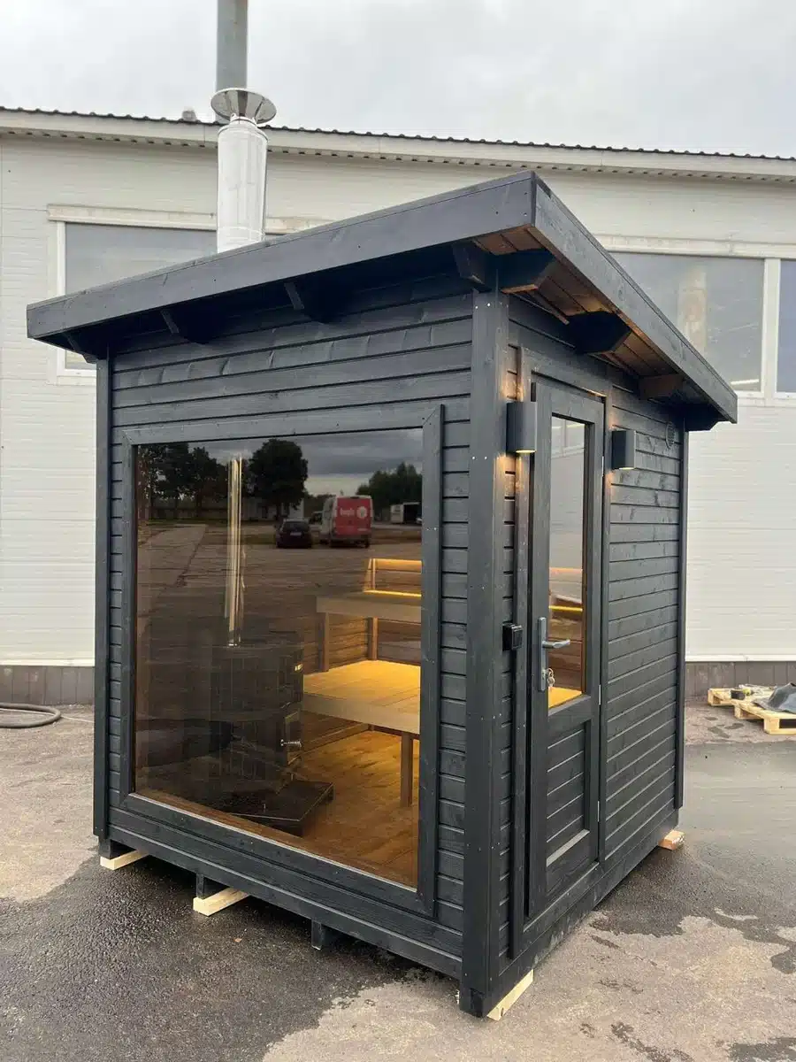 4 személyes BOXY szauna Harvia M3 fatüzelésű kazánnal 15 4 személyes BOXY szauna Harvia M3 fatüzelésű kazánnal