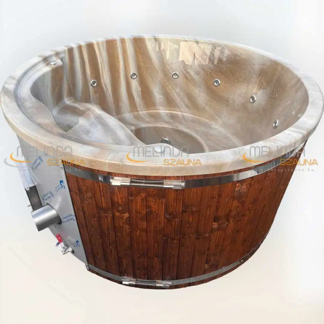 PEARL 5 személyes AKRIL dézsafürdő INTEGRÁLT kályhával, thermotetővel wellness csomagban 3 PEARL 5 személyes AKRIL dézsafürdő INTEGRÁLT kályhával, thermotetővel wellness csomagban