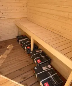 6 SZEMÉLYES VIP LUX SZAUNA – ELEKTROMOS KÁLYHÁVAL