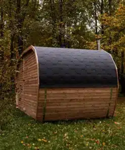 6 személyes Oázis szauna + dézsafürdő kombó
