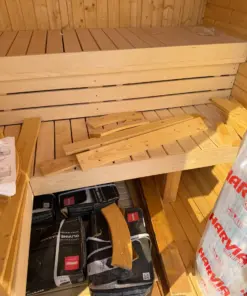 4 SZEMÉLYES MINI SZAUNA – ELEKTROMOS FŰTÉSSEL, LAPRASZERELT KIVITELBEN 16 4 SZEMÉLYES MINI SZAUNA – ELEKTROMOS FŰTÉSSEL, LAPRASZERELT KIVITELBEN