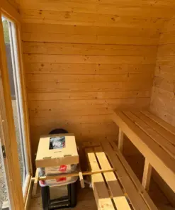 4 FŐS HARMONY SZAUNA – 12 kW HARVIA M3 FATÜZELÉSŰ KÁLYHÁVAL 19 4 FŐS HARMONY SZAUNA – 12 kW HARVIA M3 FATÜZELÉSŰ KÁLYHÁVAL