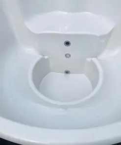 PEARL 6 személyes INTEGRÁLT KÁLYHÁS üvegszálas dézsafürdő