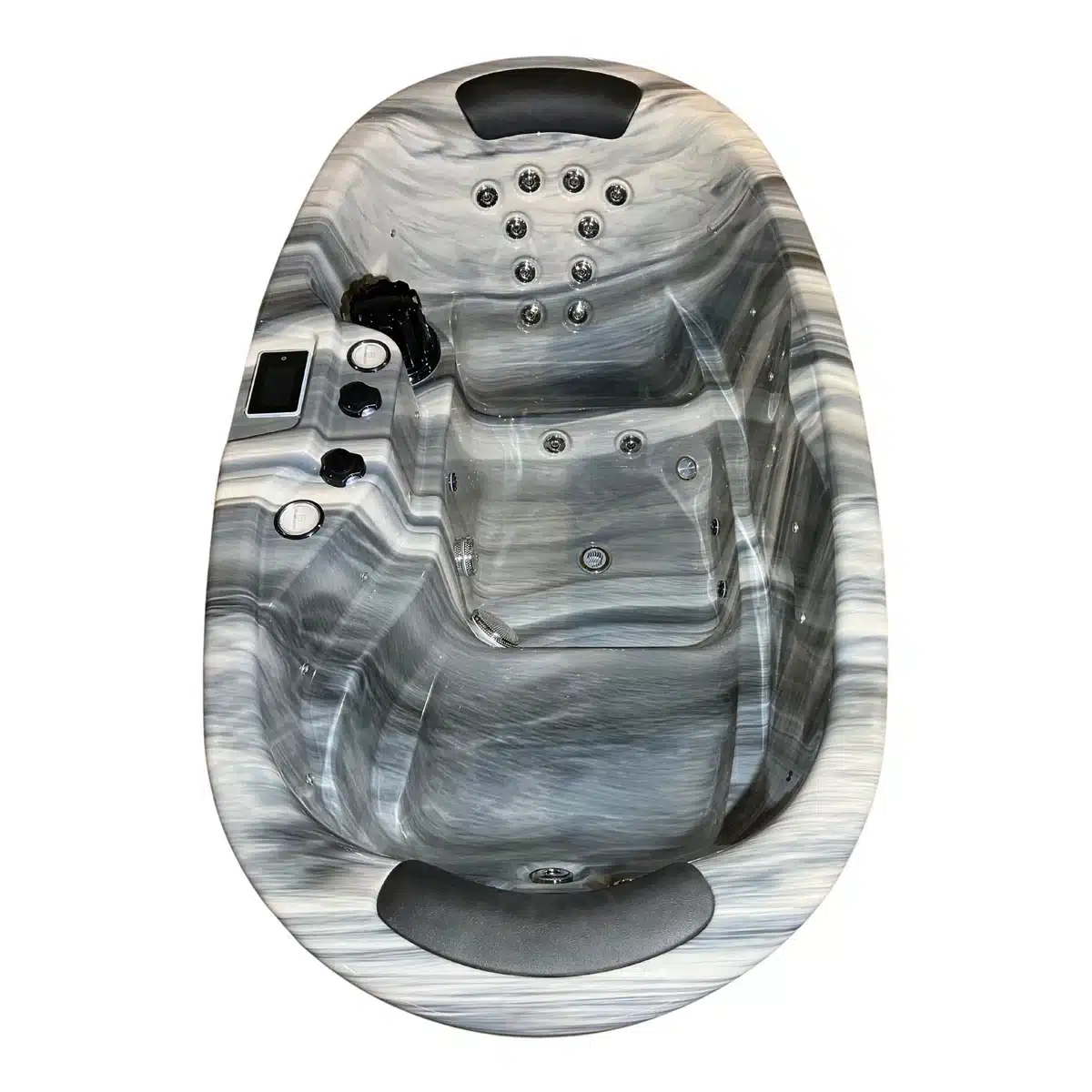 JADE 2 személyes prémium akril ovális dézsafürdő GECKO 3 KW elektromos fűtéssel 13 JADE 2 személyes prémium akril ovális dézsafürdő GECKO 3 KW elektromos fűtéssel