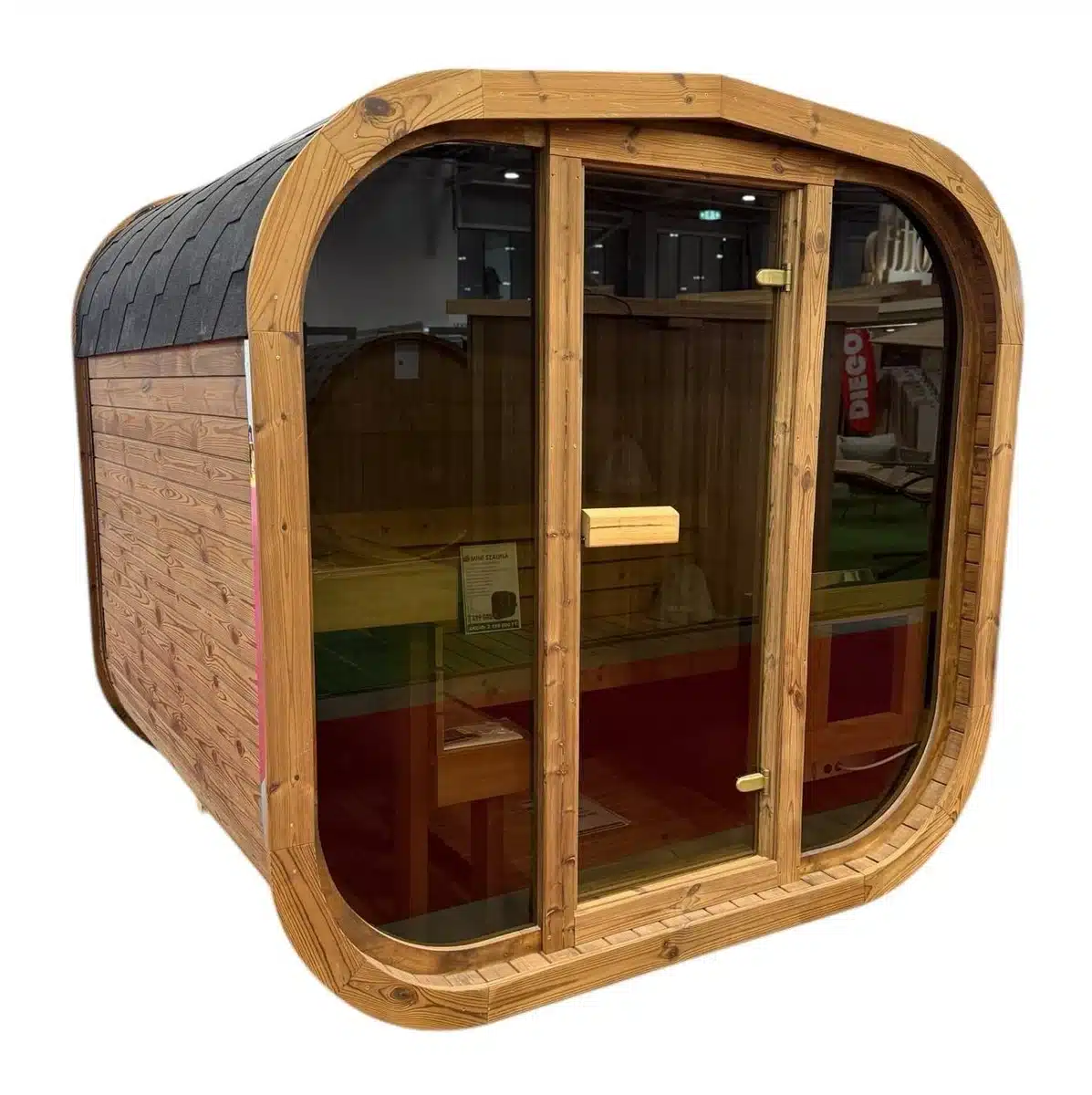4 SZEMÉLYES THERMOWOOD MINI SZAUNA ELEKTROMOS FŰTÉSSEL 1 4 SZEMÉLYES THERMOWOOD MINI SZAUNA ELEKTROMOS FŰTÉSSEL