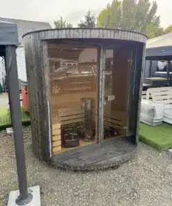 4 SZEMÉLYES CILINDRO SZAUNA – HARVIA 9 KW ELEKTROMOS KÁLYHÁVAL