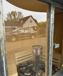4 SZEMÉLYES CILINDRO SZAUNA – HARVIA 9 KW ELEKTROMOS KÁLYHÁVAL