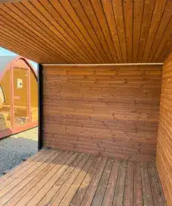 Kettő az egyben ModulBox THERMOWOOD szauna és dézsa kombó