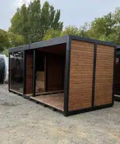 Kettő az egyben ModulBox THERMOWOOD szauna és dézsa kombó