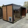 Kettő az egyben ModulBox THERMOWOOD szauna és dézsa kombó