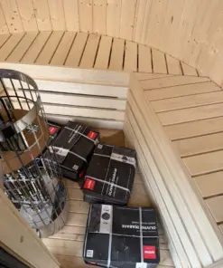 4 SZEMÉLYES CILINDRO SZAUNA – HARVIA 9 KW ELEKTROMOS KÁLYHÁVAL