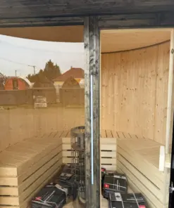 4 SZEMÉLYES CILINDRO SZAUNA – HARVIA 9 KW ELEKTROMOS KÁLYHÁVAL