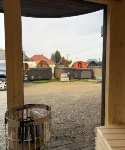 4 SZEMÉLYES CILINDRO SZAUNA – HARVIA 9 KW ELEKTROMOS KÁLYHÁVAL